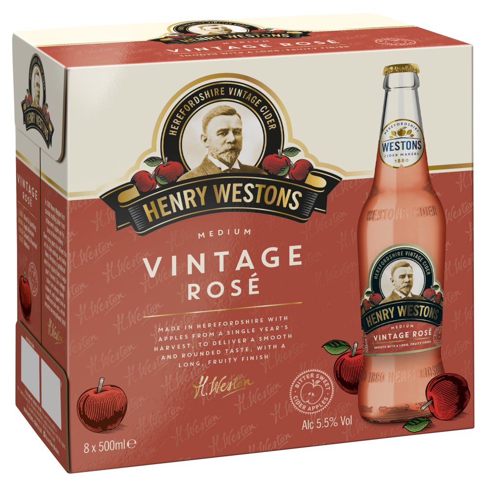 Henry Westons Signature Vintage 500ml, Case of 8 Henry Westons