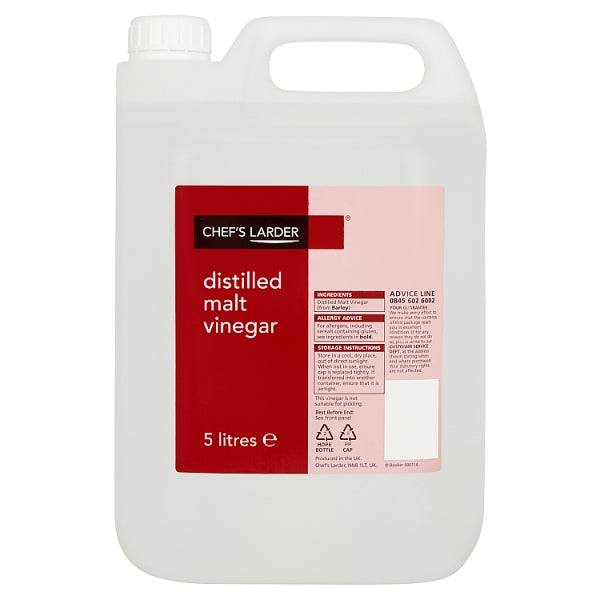 Chef's Larder Distilled Malt Vinegar 5 Litres Chef's Larder