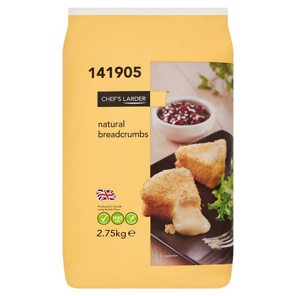 Chef's Larder Natural Breadcrumbs 2.75kg, Case of 4 Chef's Larder