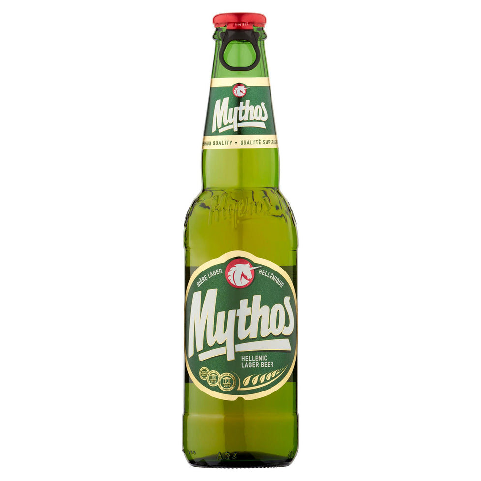 Mythos Premium Hellenic Beer 500ml, Case of 11 (Offer) Olympic Brewery S.A.